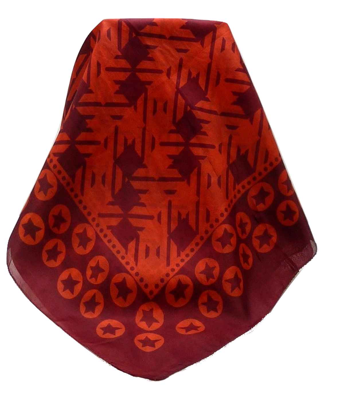 Mulberry Silk Contemporary Square Scarf Geometric G111 by Pashmina & Silk