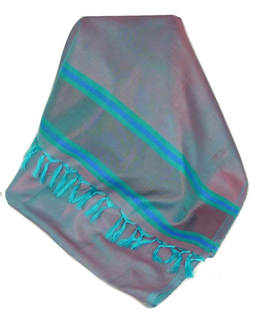 Varanasi Border Sciarpa di Seta Heritage Dasgupta 501 da Pashmina & Silk