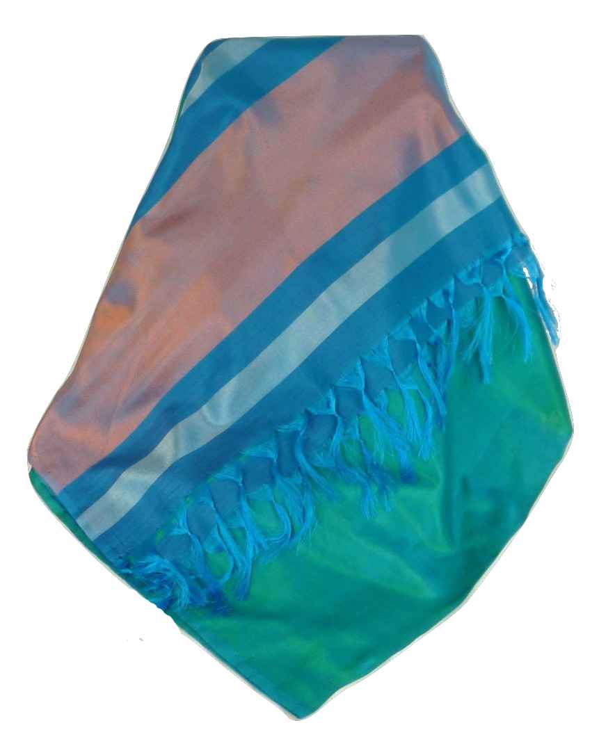 Varanasi Border Sciarpa di Seta Heritage Dasgupta 503 da Pashmina & Silk