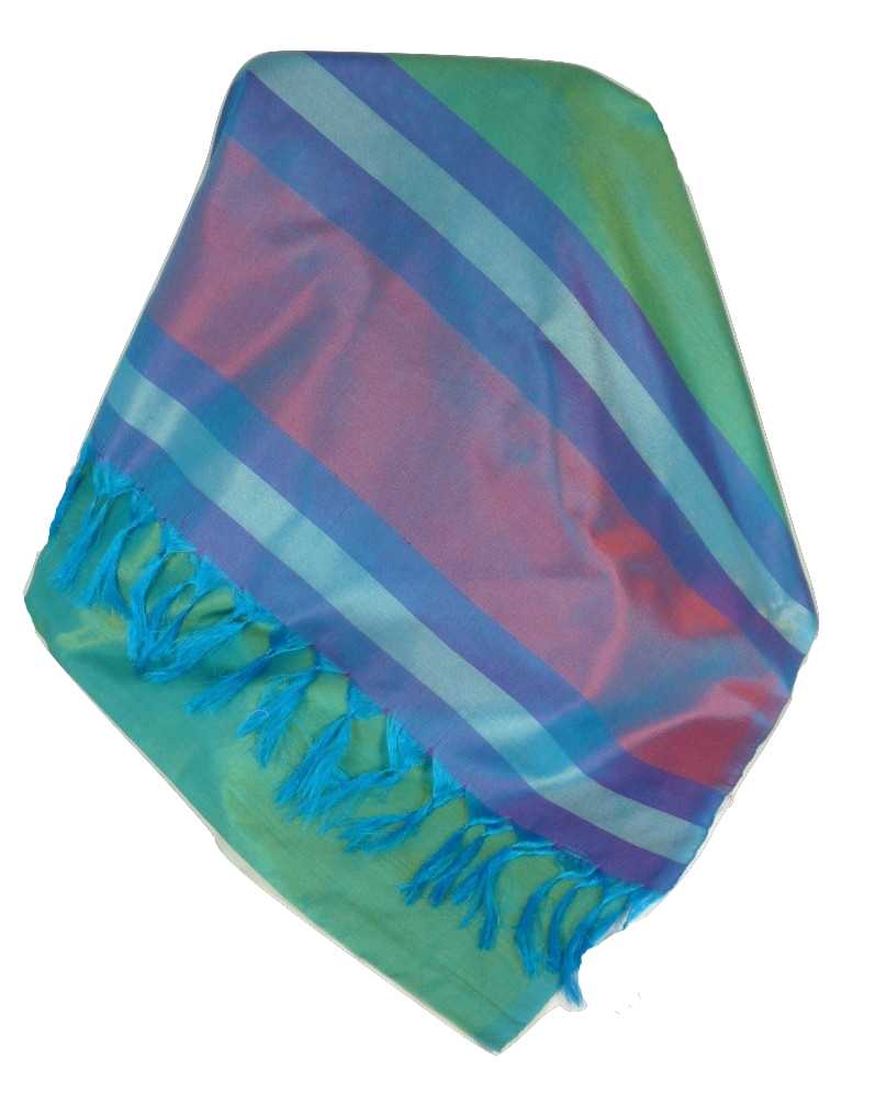 Varanasi Border Sciarpa di Seta Heritage Dasgupta 504 da Pashmina & Silk