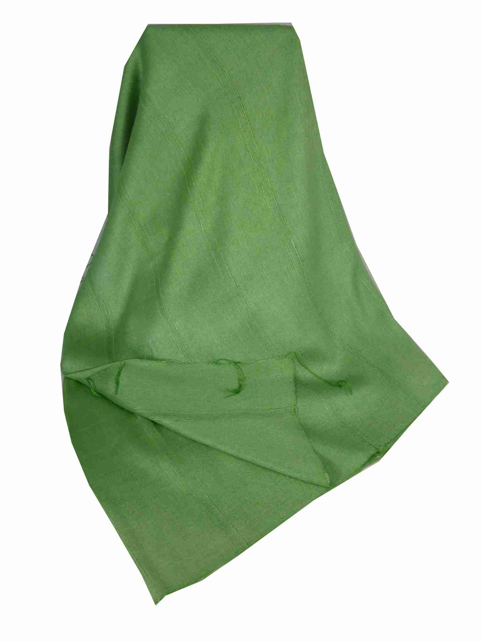 Vietnamese Long Silk Scarf Hue Weave Sage by Pashmina & Silk