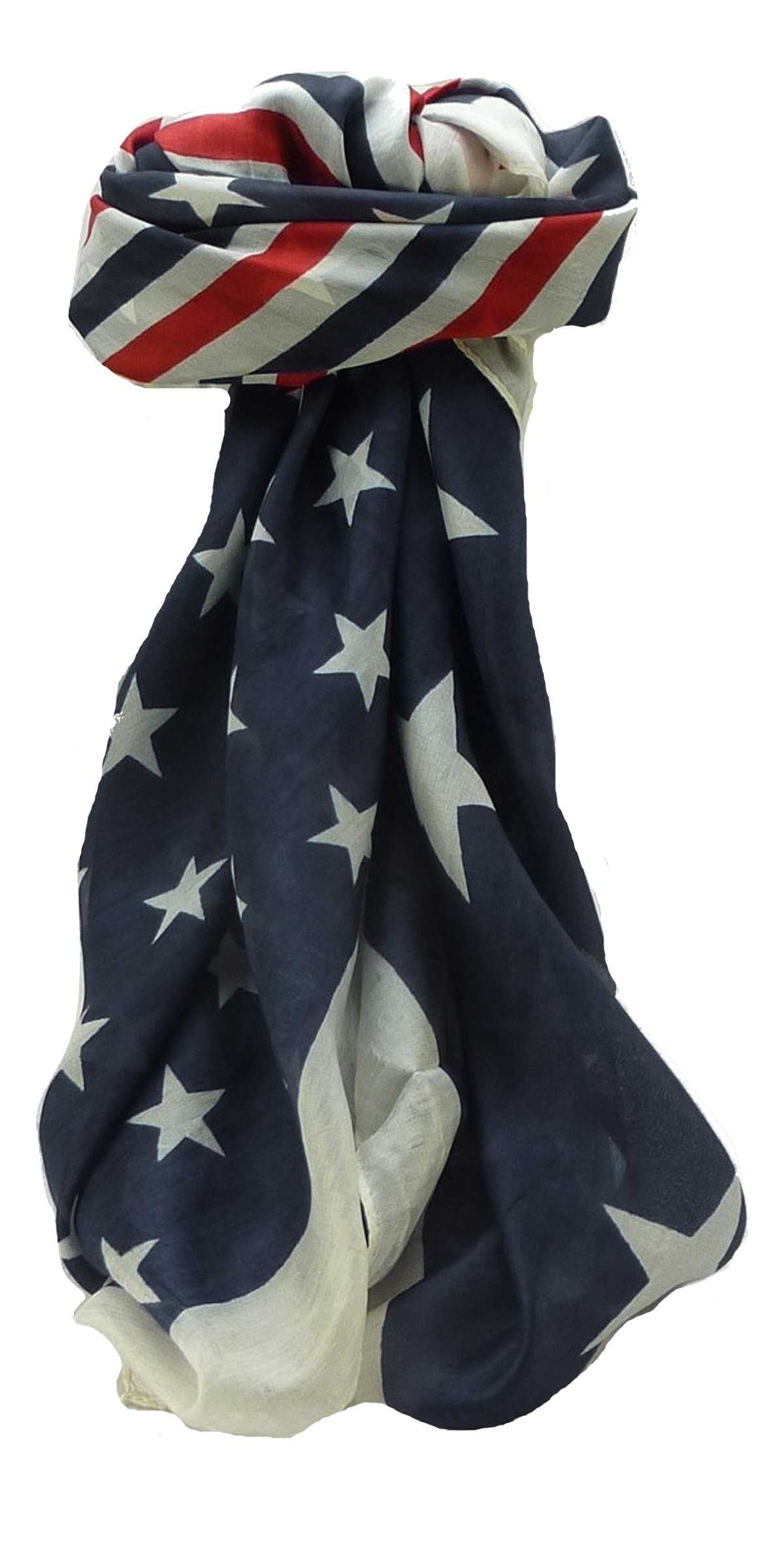 Mulberry Silk Contemporary Square Scarf Geometric G115 by Pashmina & Silk