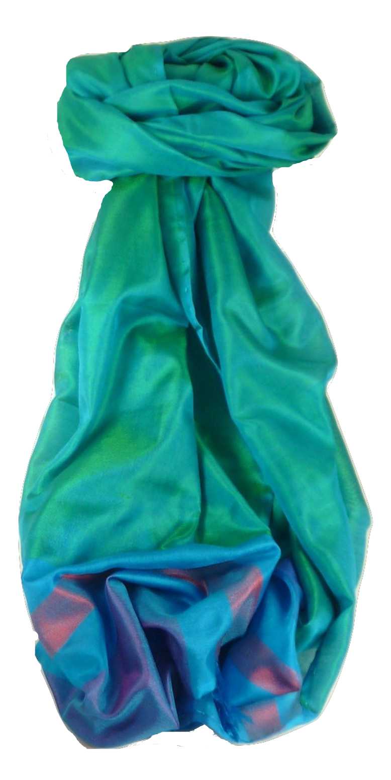 Varanasi Border Sciarpa di Seta Heritage Dasgupta 506 da Pashmina & Silk