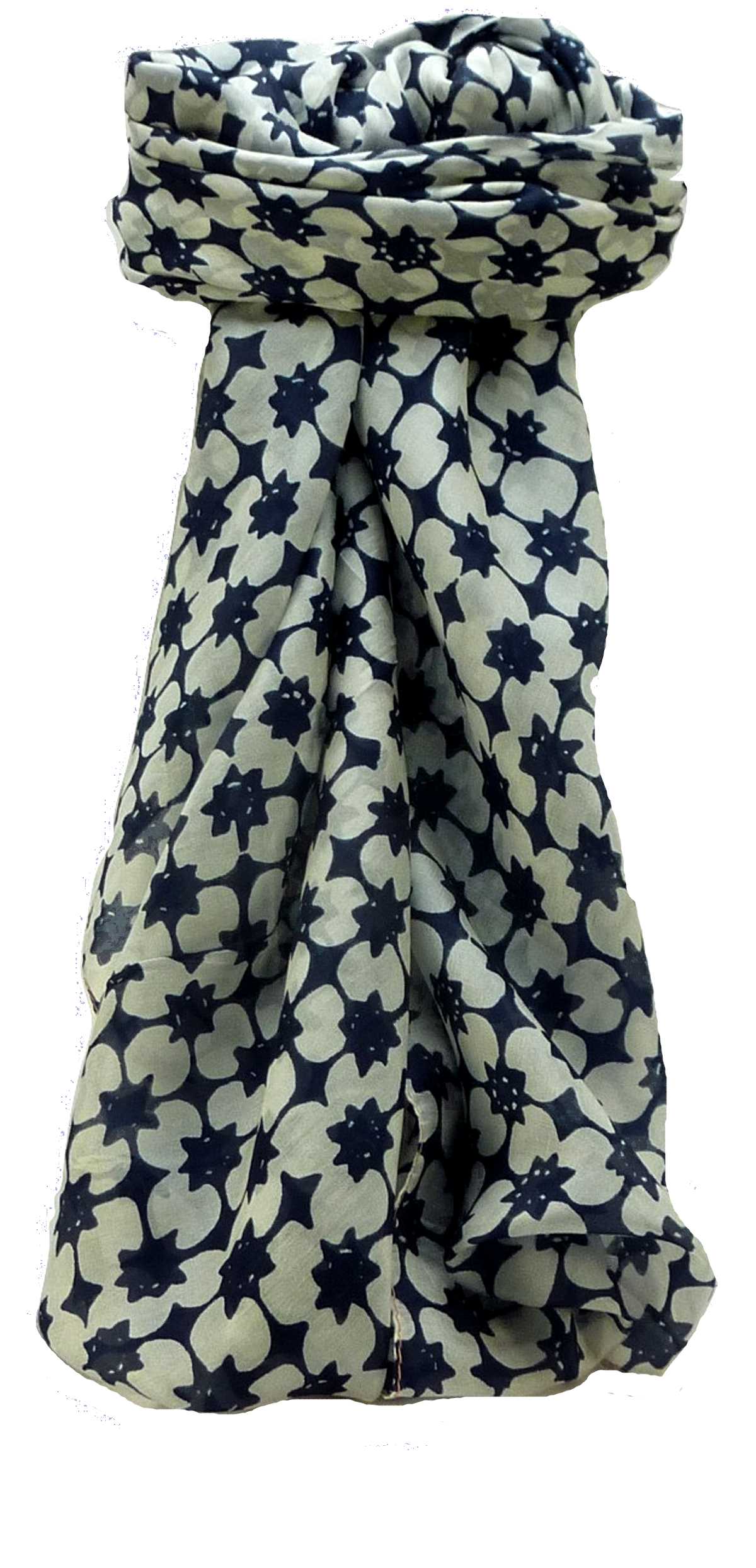 Mulberry Silk Contemporary Square Scarf Geometric G116 by Pashmina & Silk