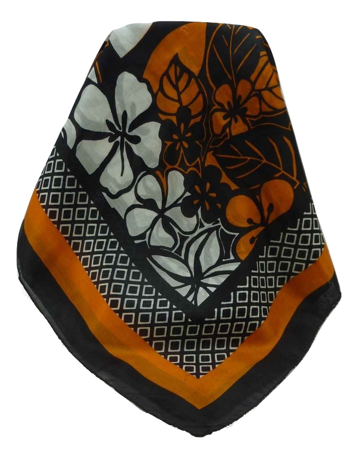 Mulberry Silk Contemporary Square Scarf Geometric G118 by Pashmina & Silk