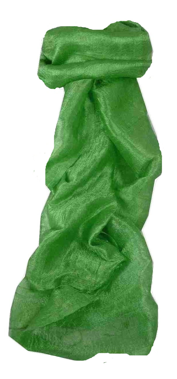 Sciarpa Lunga Seta Cruda Fina Saigon Lua Van Light Teal da Pashmina & Silk