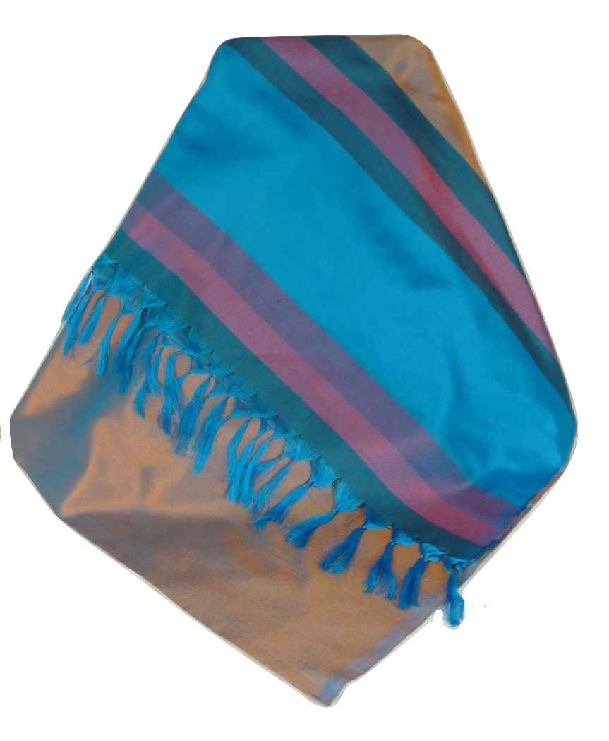Varanasi Border Sciarpa di Seta Heritage Dasgupta 514 da Pashmina & Silk