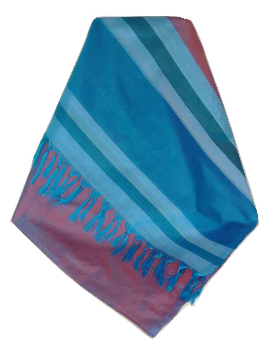Varanasi Border Sciarpa di Seta Heritage Dasgupta 515 da Pashmina & Silk