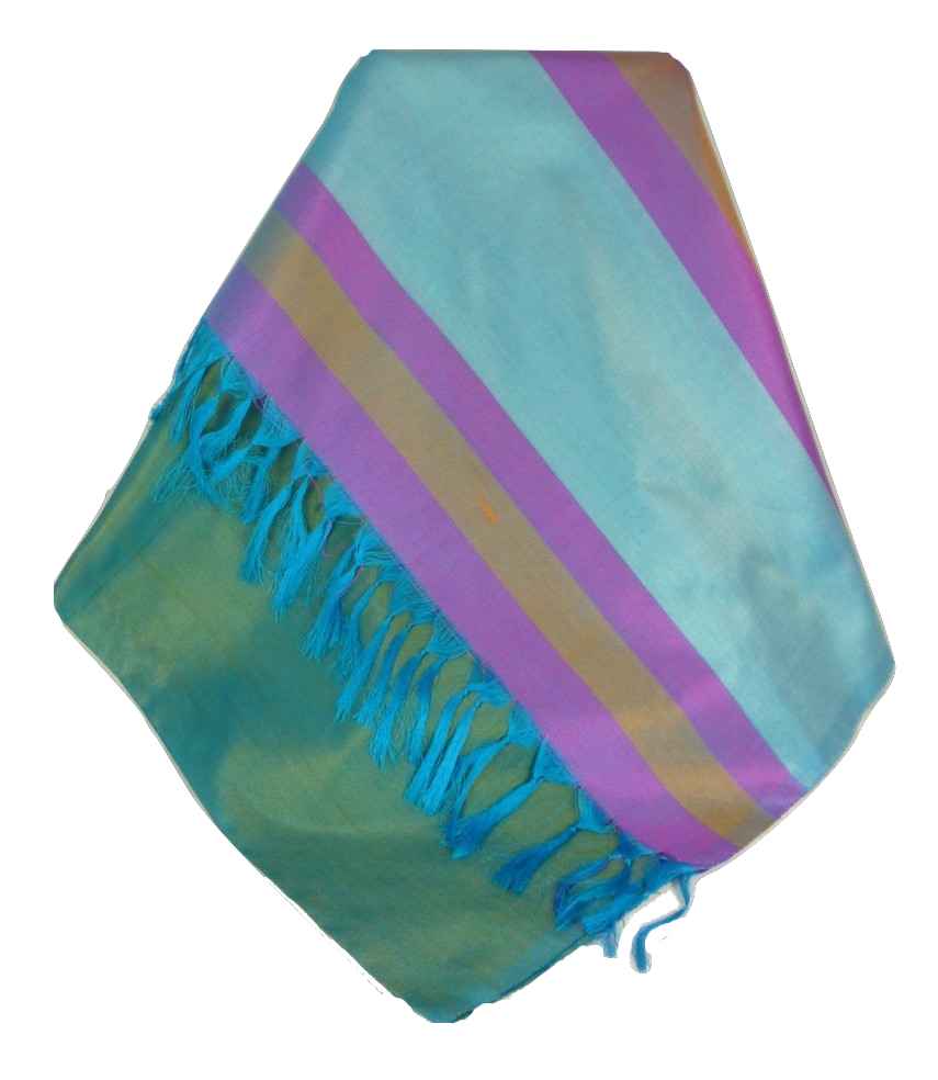 Varanasi Border Sciarpa di Seta Heritage Dasgupta 518 da Pashmina & Silk