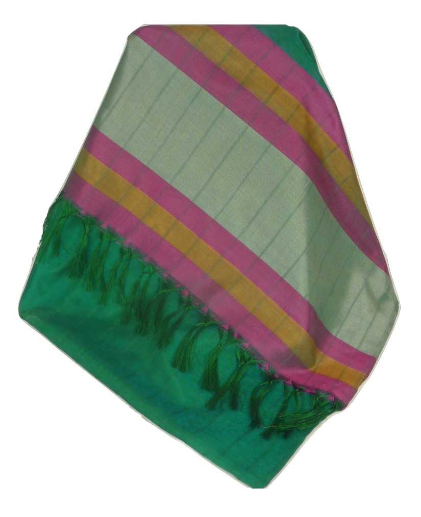 Varanasi Border Sciarpa di Seta Heritage Swami 601 da Pashmina & Silk