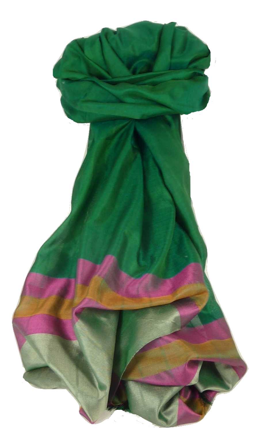Varanasi Border Sciarpa di Seta Heritage Swami 601 da Pashmina & Silk
