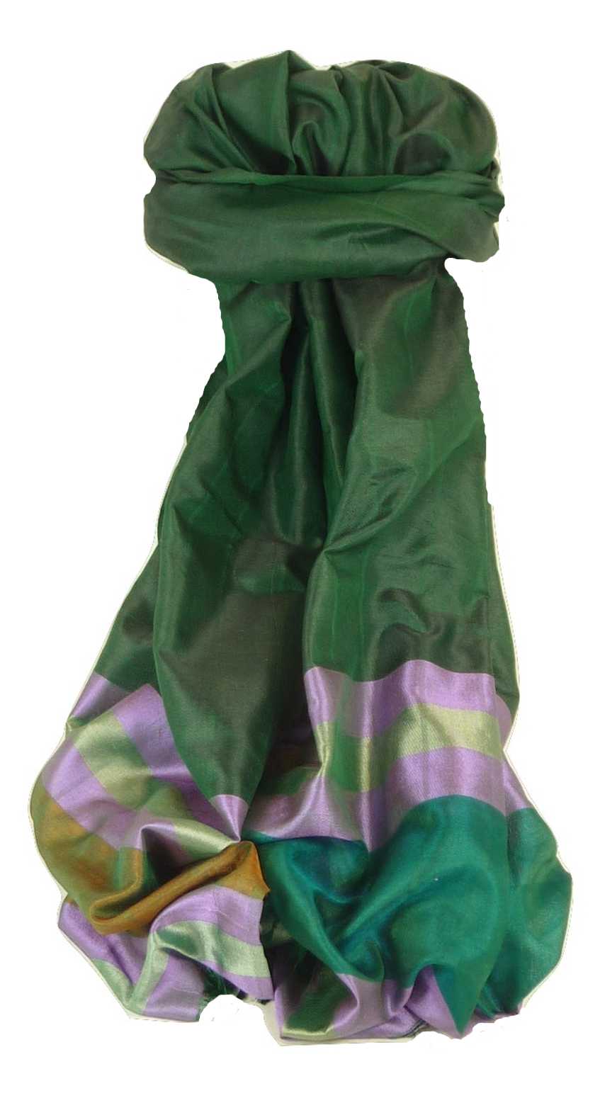 Varanasi Border Sciarpa di Seta Heritage Swami 602 da Pashmina & Silk