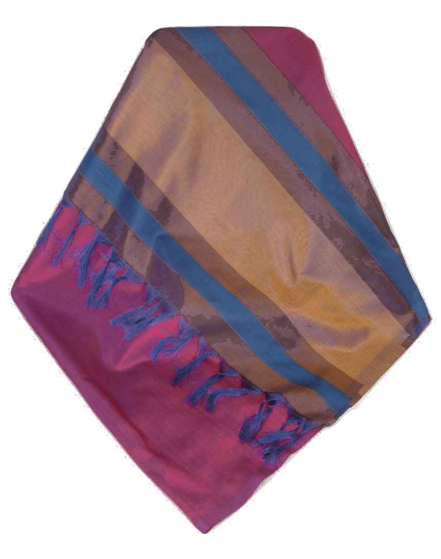 Varanasi Border Sciarpa di Seta Heritage Chaudry 801 da Pashmina & Silk