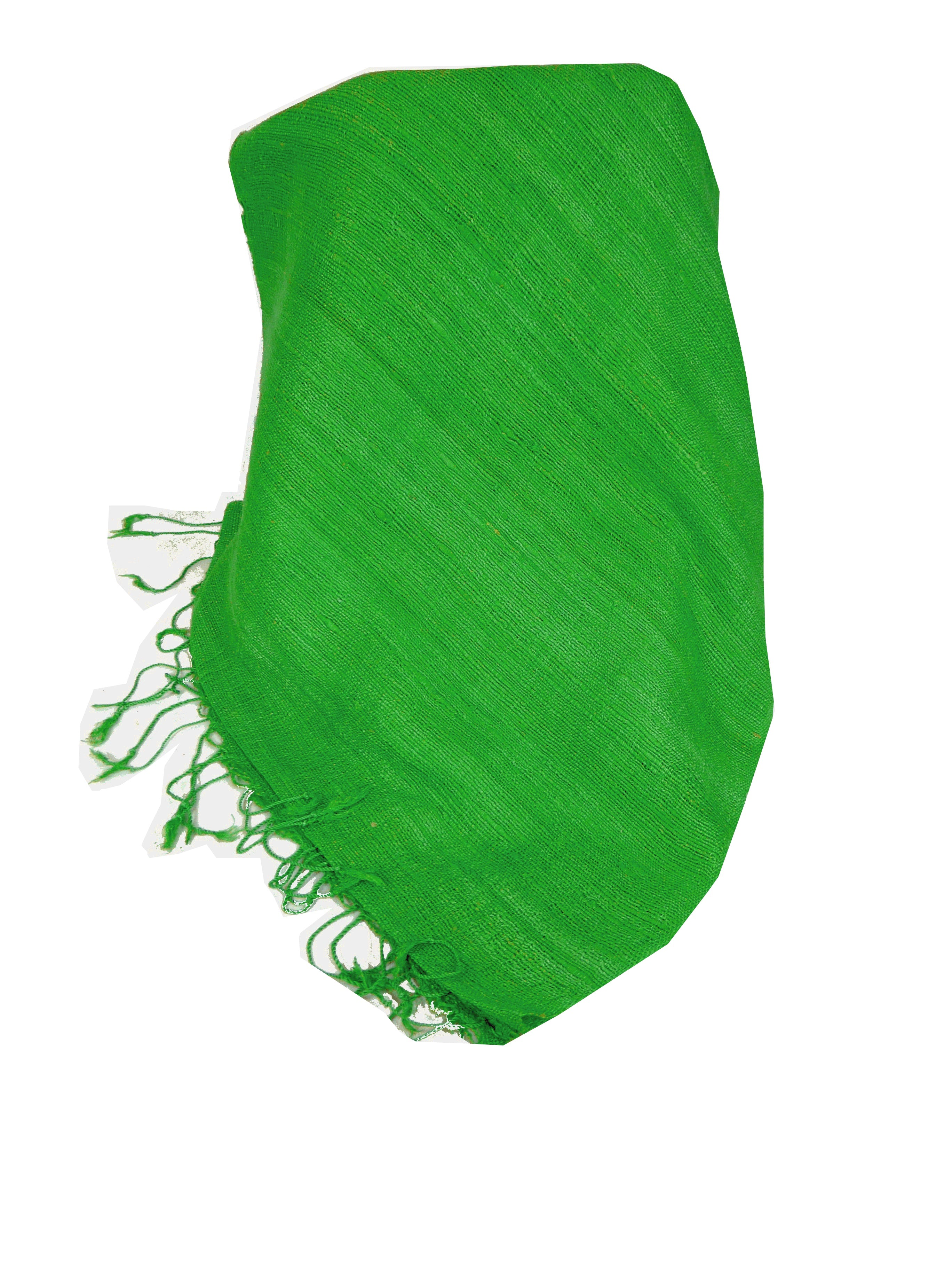 Sciarpa Lunga Seta Cruda Fina Hanoi Light Teal da Pashmina & Silk