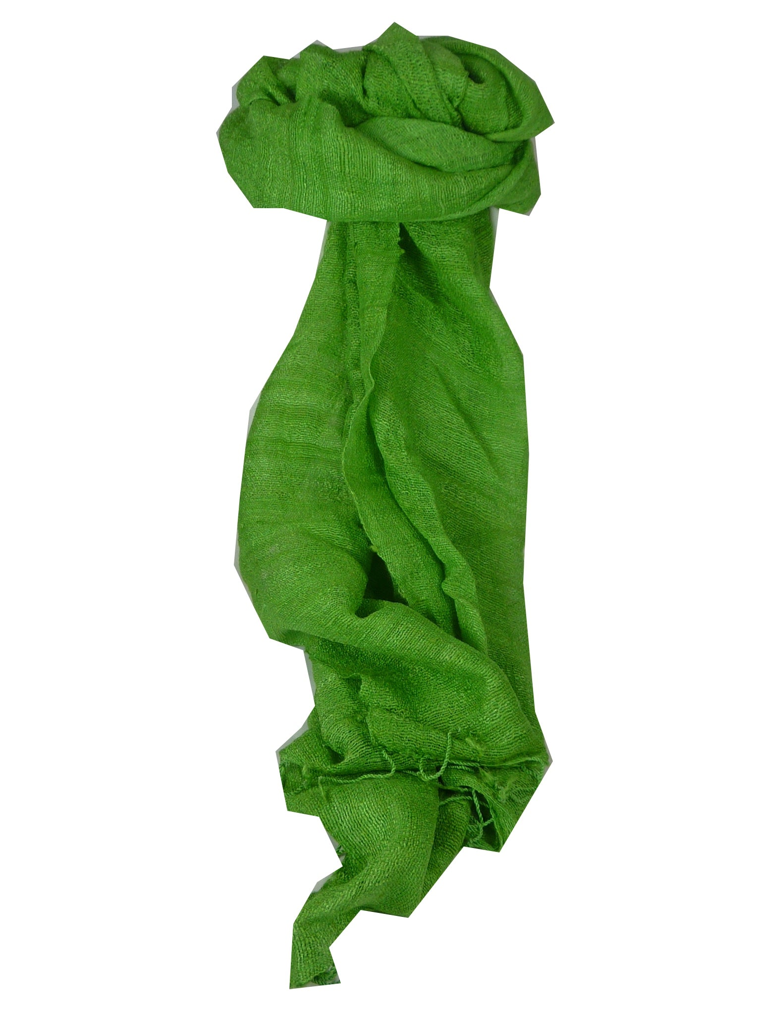 Sciarpa Lunga Seta Cruda Fina Hanoi Light Teal da Pashmina & Silk