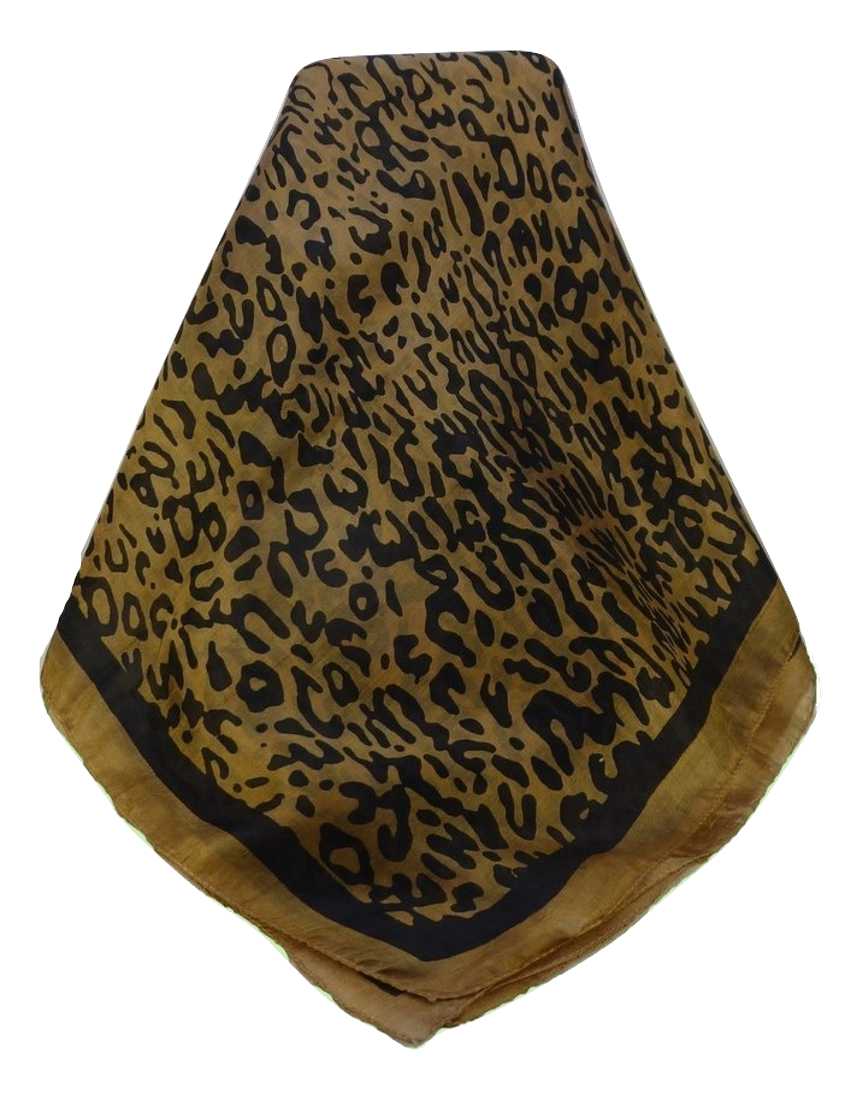 Sciarpa Quadrata Contemporary Seta di Gelso Mora Brown da Pashmina & Silk