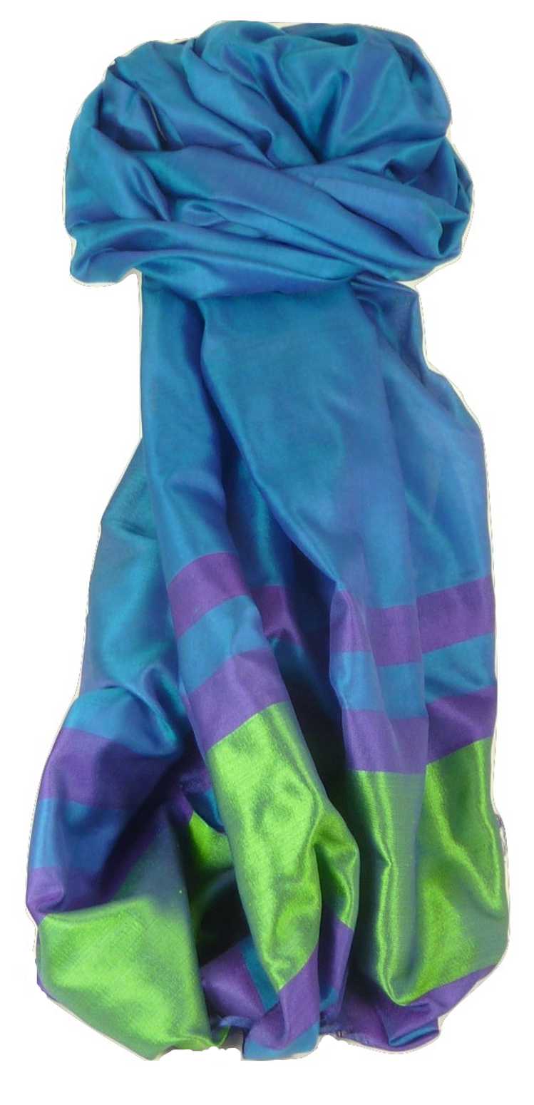 Varanasi Border Sciarpa di Seta Heritage Chaudry 808 da Pashmina & Silk