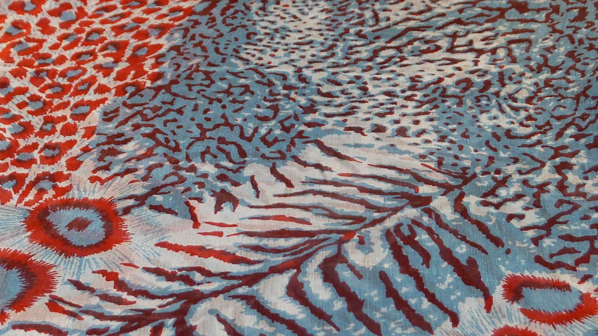 Sciarpa Quadrata Contemporary Seta di Gelso Chanderi Navy da Pashmina & Silk