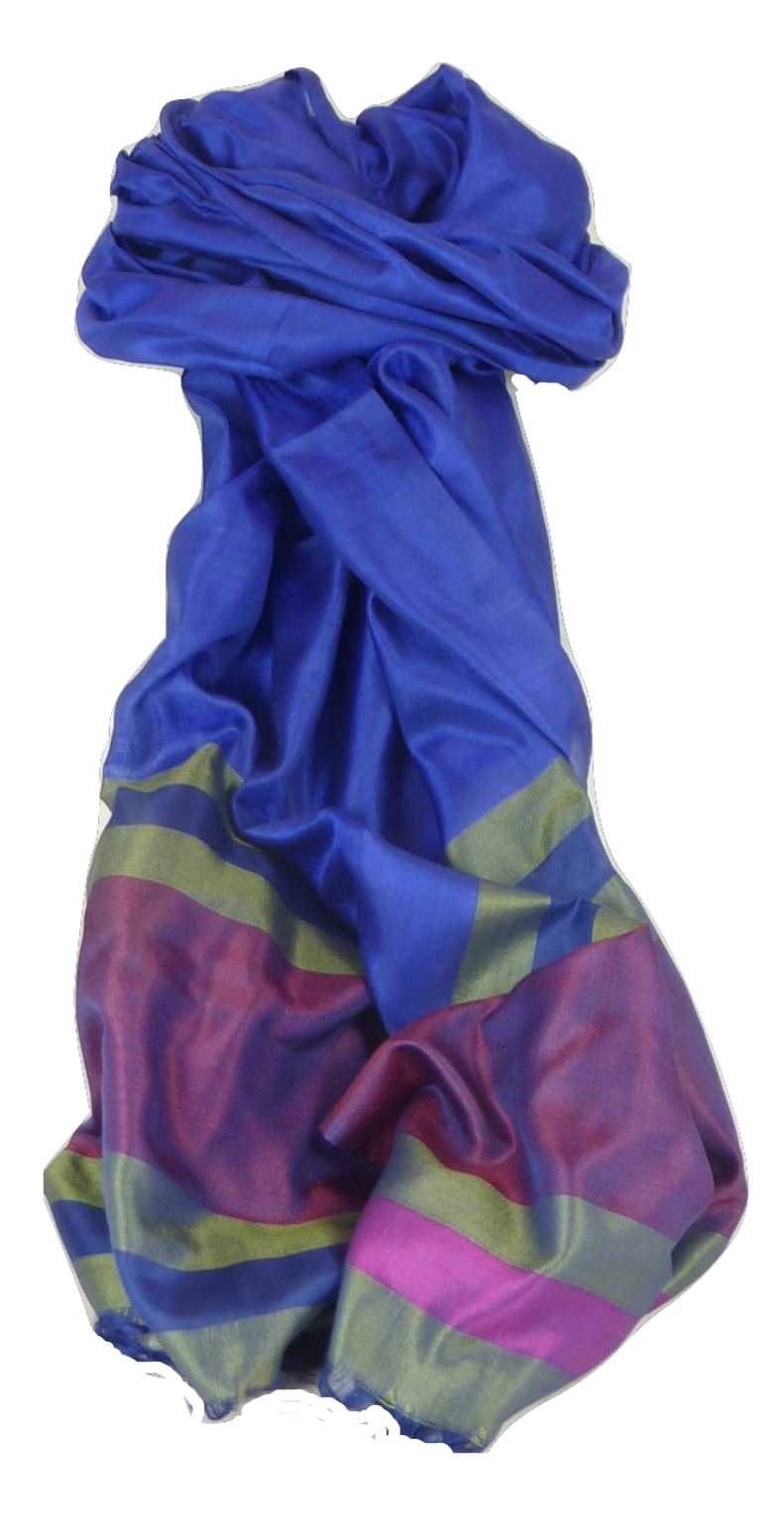 Varanasi Border Sciarpa di Seta Heritage Chaudry 810 da Pashmina & Silk