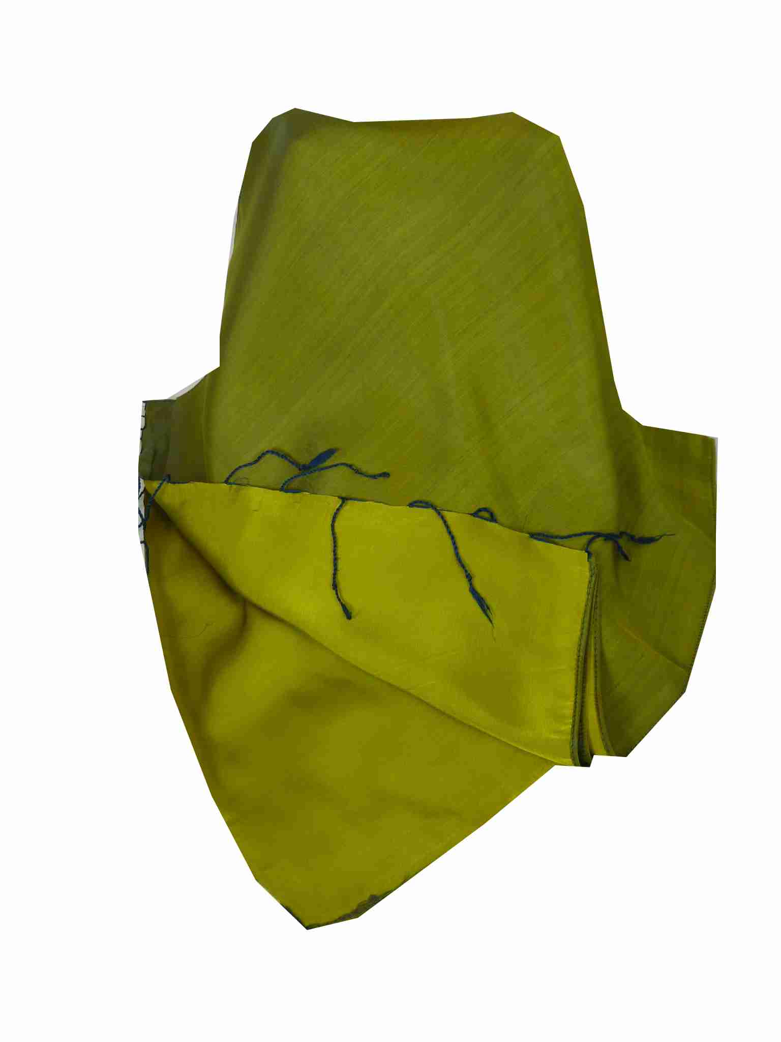 Sciarpa di Seta dal Vietnam Champ-Pa Teal & Olive da Pashmina & Silk