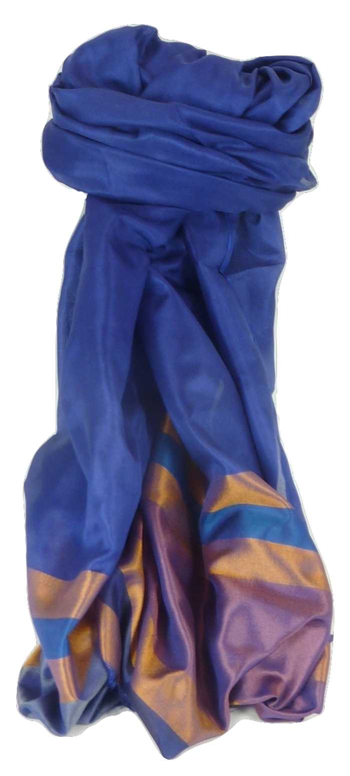 Varanasi Border Sciarpa di Seta Heritage Chaudry 812 da Pashmina & Silk