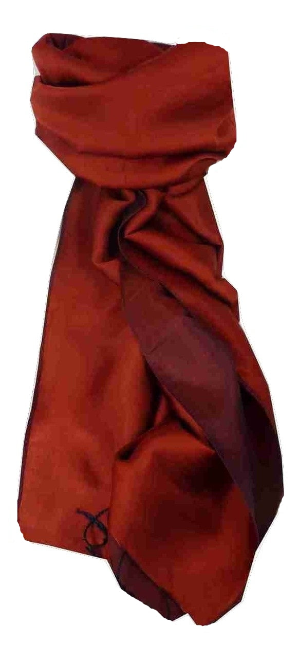 Sciarpa di Seta dal Vietnam Champ-Pa Umber da Pashmina & Silk