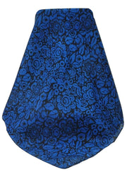 Mulberry Silk Contemporary Square Scarf Quila Sapphire by Pashmina & Silk