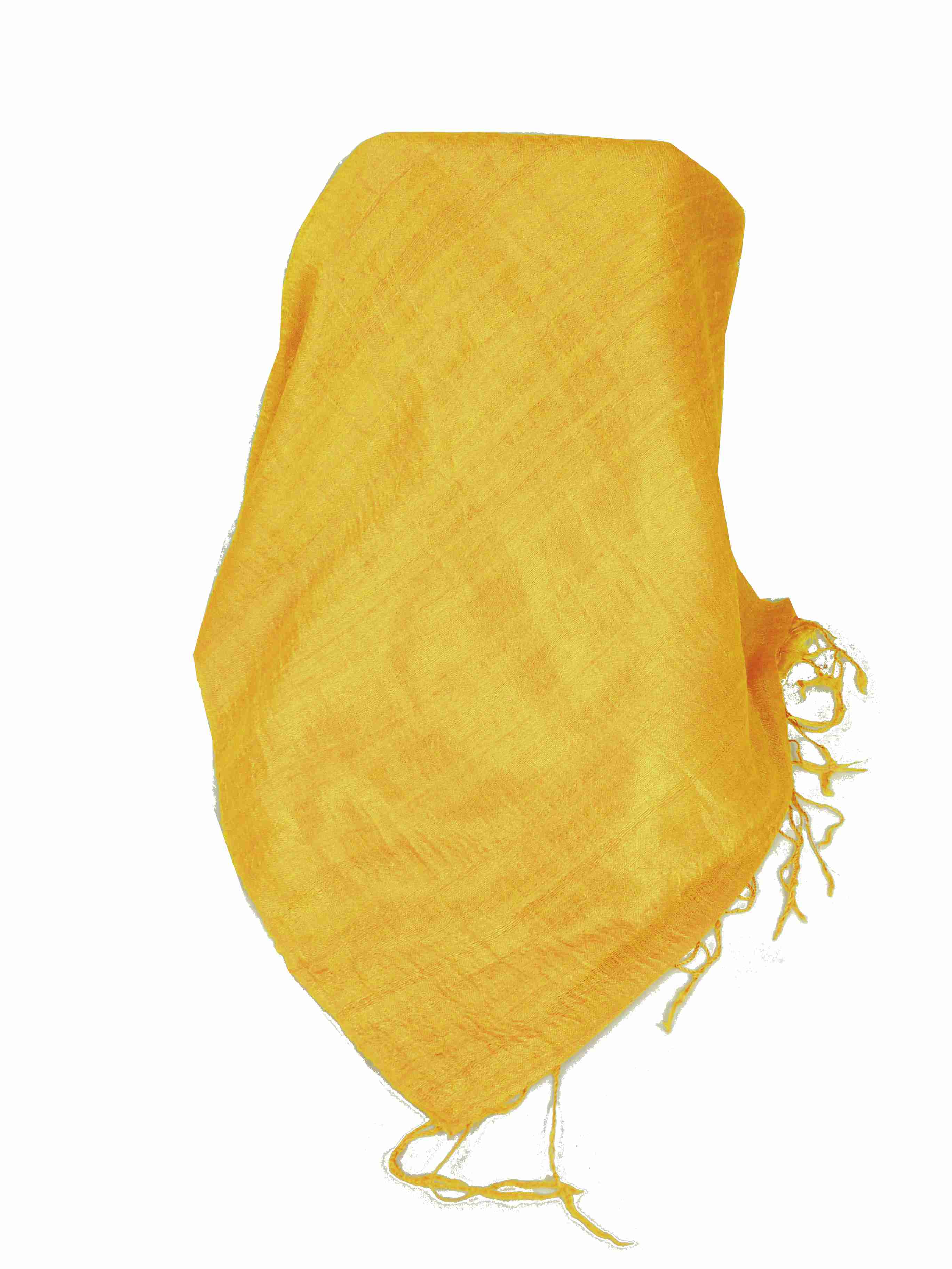 Sciarpa Lunga Seta Cruda Fina Saigon Lua Van Cream da Pashmina & Silk