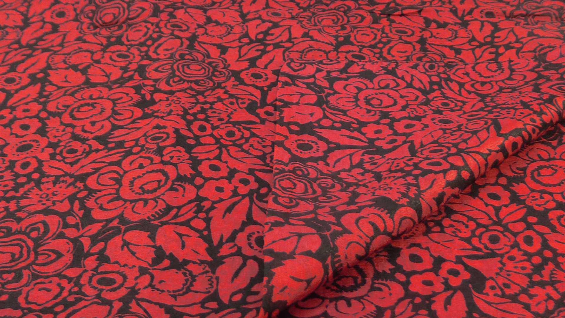 Echarpe Soie de Mûrier Contemporary Quila Poppy de Pashmina & Silk