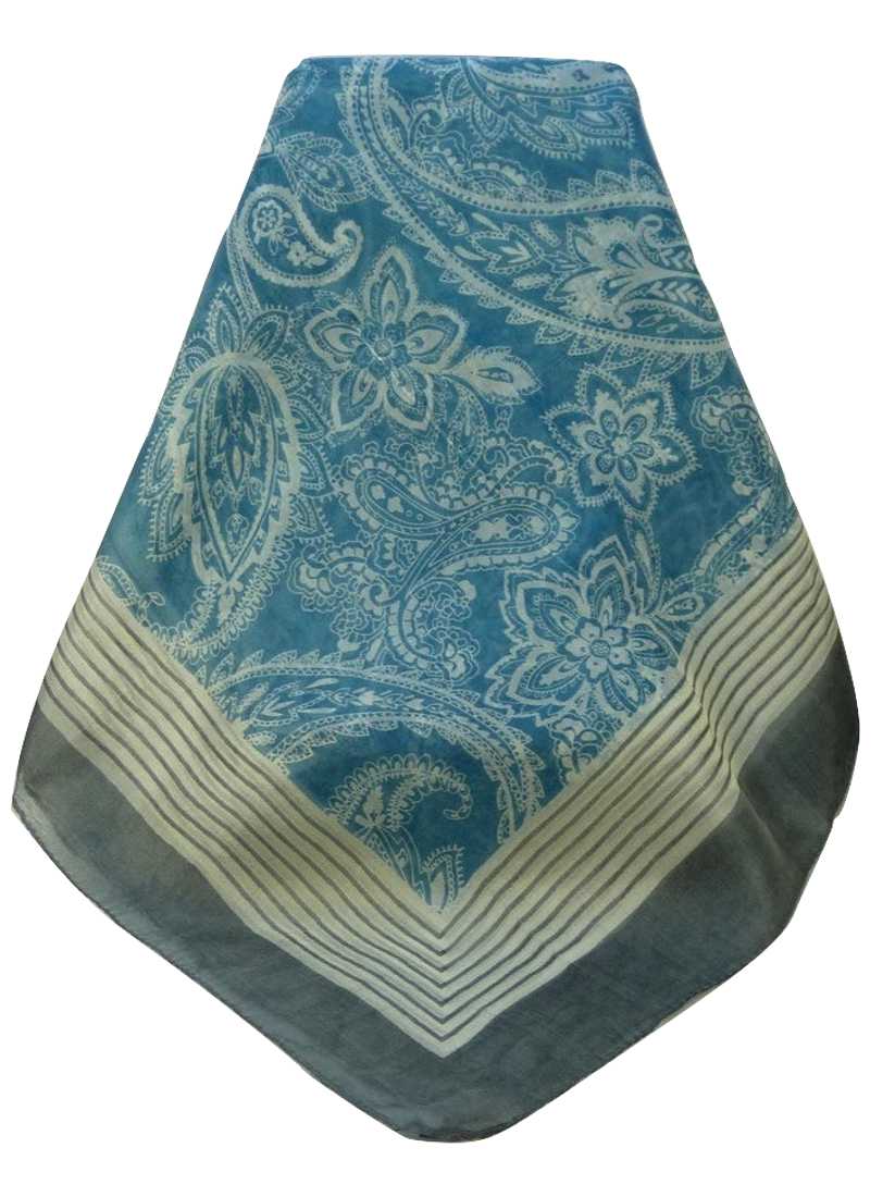 Sciarpa Quadrata Contemporary Seta di Gelso Kangri Charcoal da Pashmina & Silk