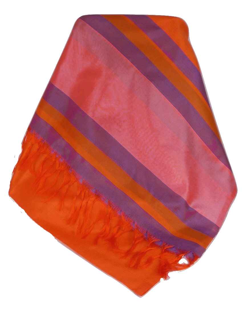 Varanasi Border Prime Silk Long Scarf Heritage Ganguly 906 by Pashmina & Silk