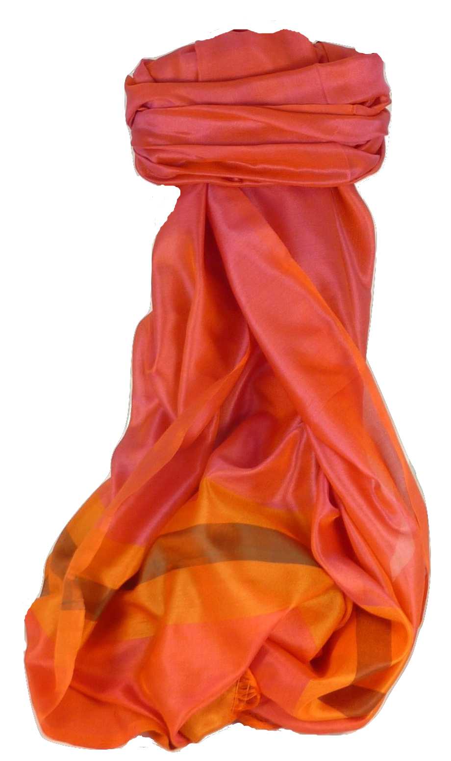 Varanasi Border Prime Silk Long Scarf Heritage Ganguly 909 by Pashmina & Silk