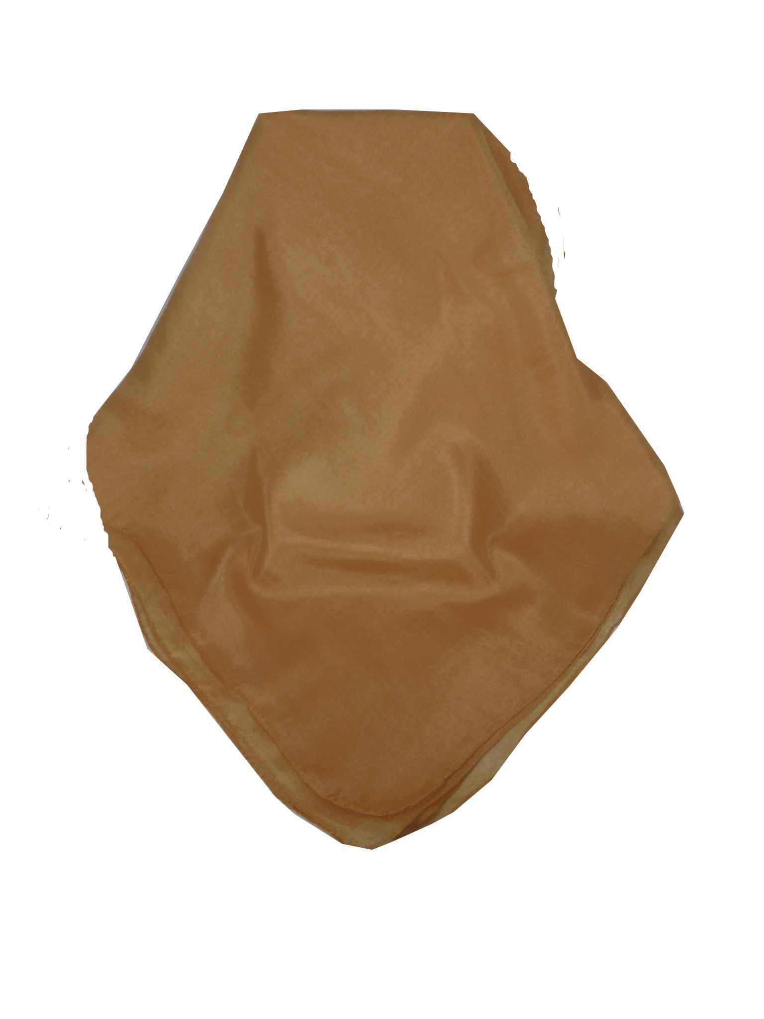 Mulberry Silk Hand Dyed Square Scarf Ochre from Pashmina & Silk