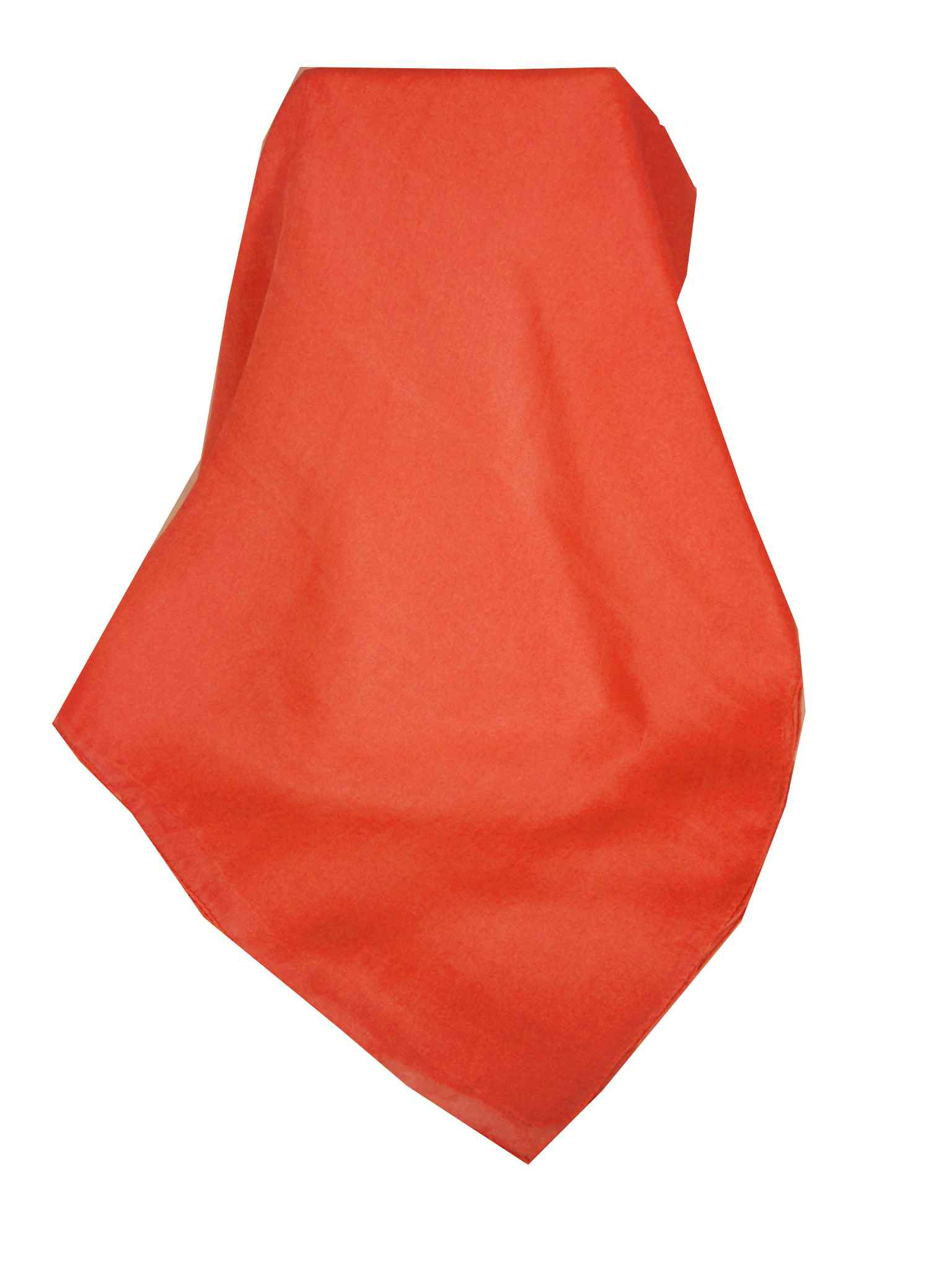 Mulberry Silk Hand Dyed Square Scarf Salmon from Pashmina & Silk