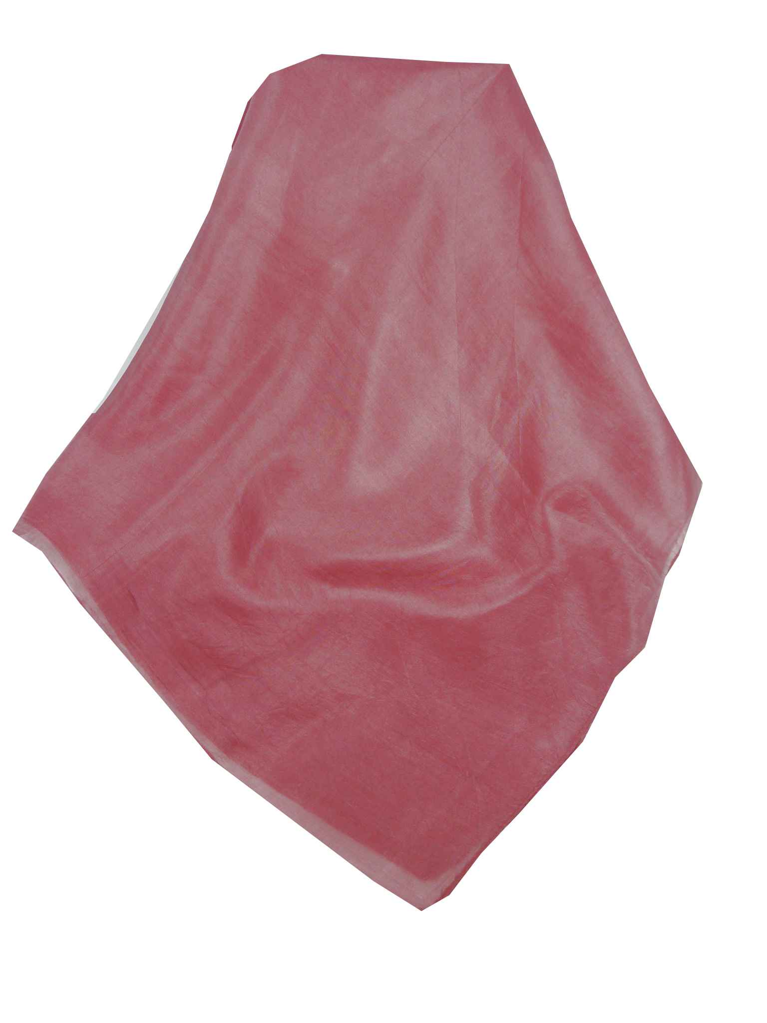 Mulberry Silk Hand Dyed Square Scarf Carnation from Pashmina & Silk