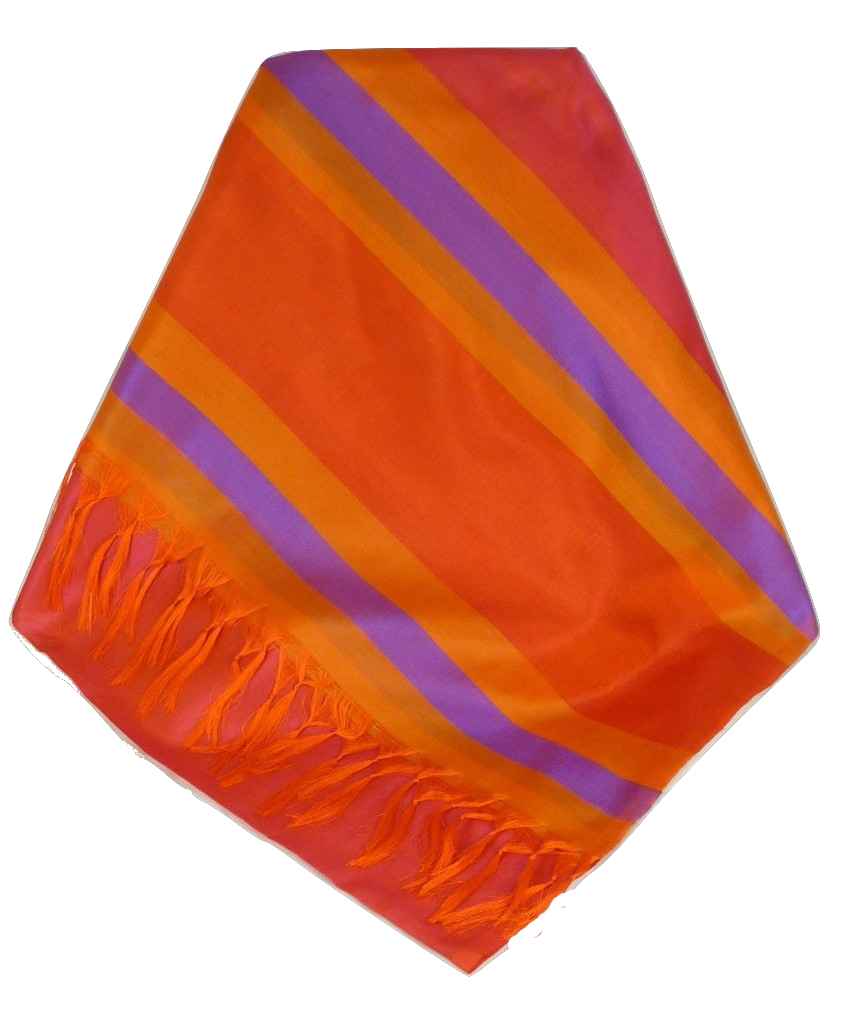 Varanasi Border Prime Silk Long Scarf Heritage Ganguly 914 by Pashmina & Silk
