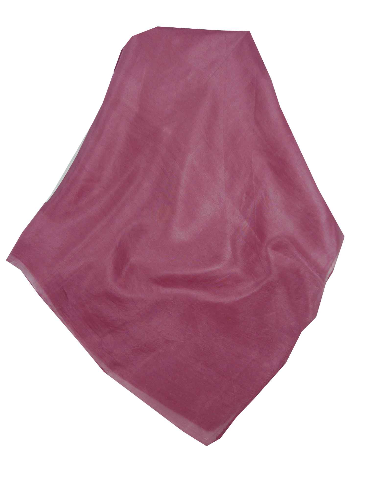 Mulberry Silk Hand Dyed Square Scarf Orchid from Pashmina & Silk