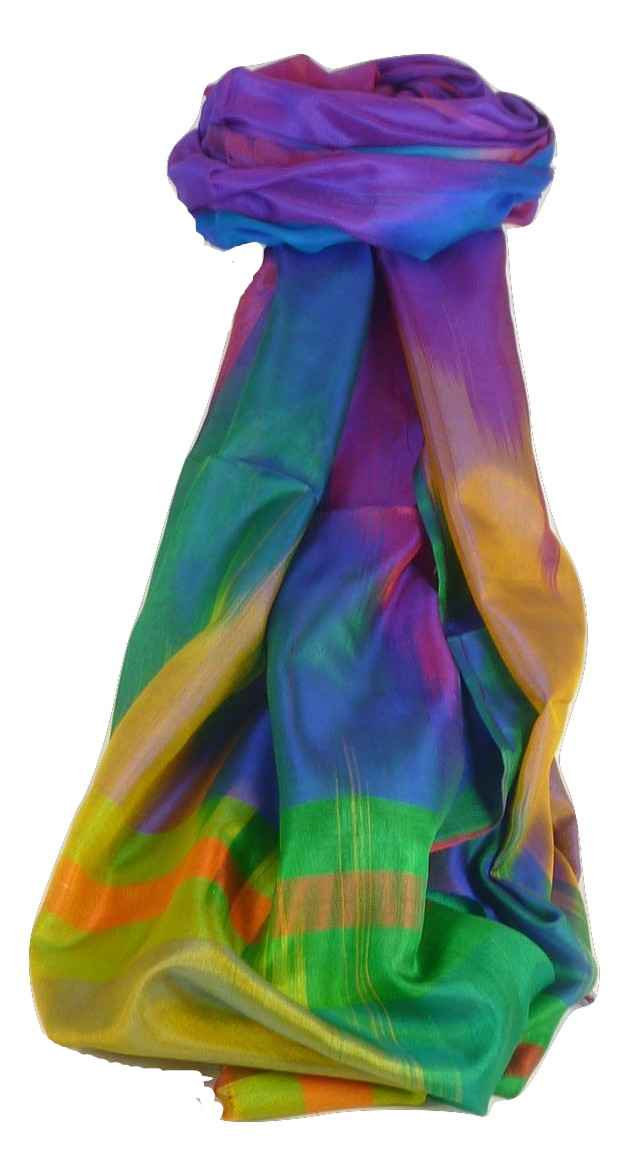 Varanasi Ekal Premium Silk Long Scarf Heritage Persad 1 by Pashmina & Silk