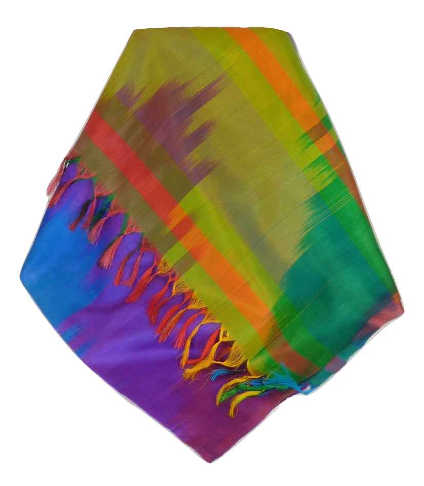 Varanasi Ekal Premium Silk Long Scarf Heritage Persad 1 by Pashmina & Silk