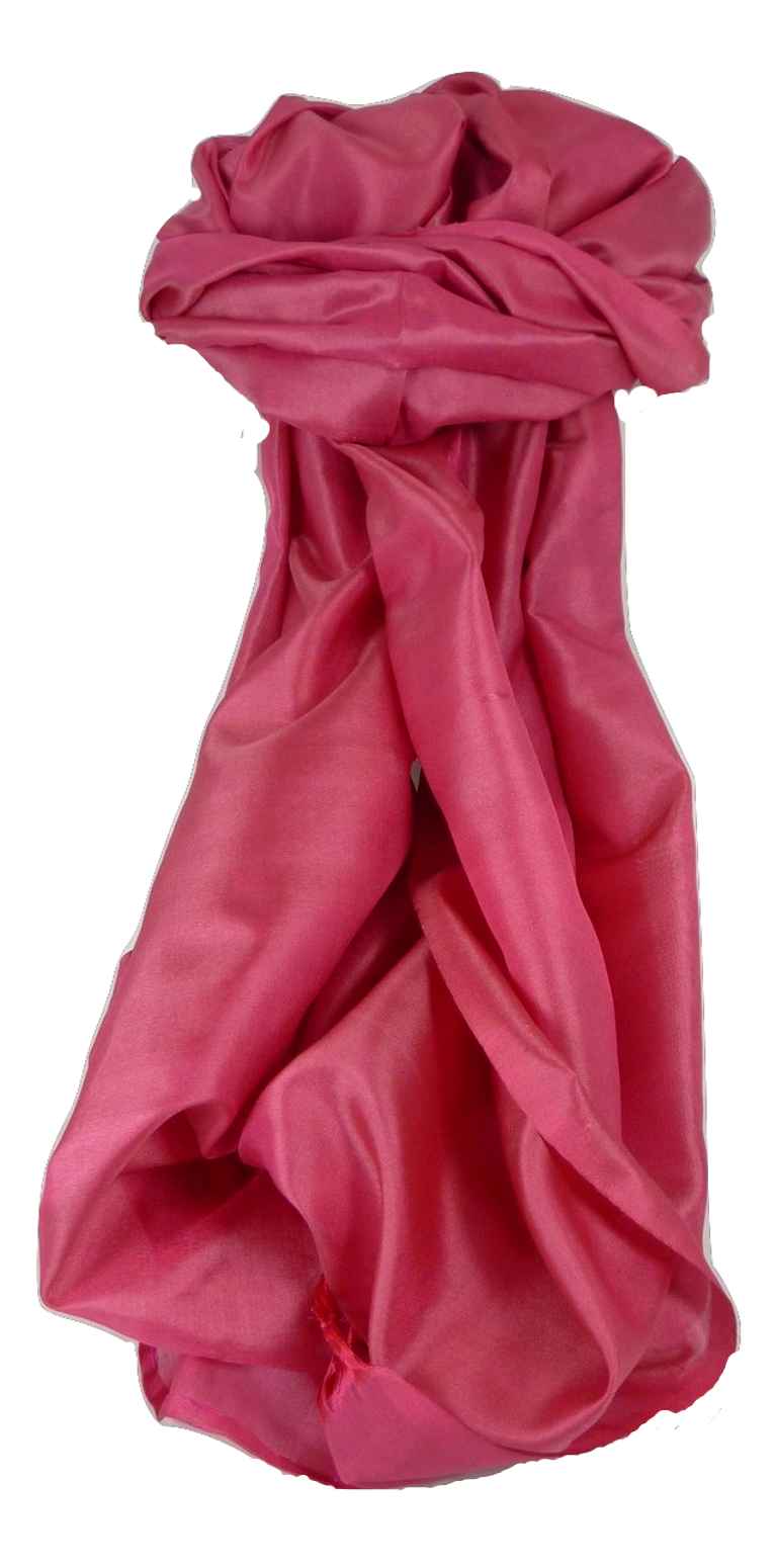 Varanasi Sciarpa di Seta Heritage Pawan 1 Carnation da Pashmina & Silk