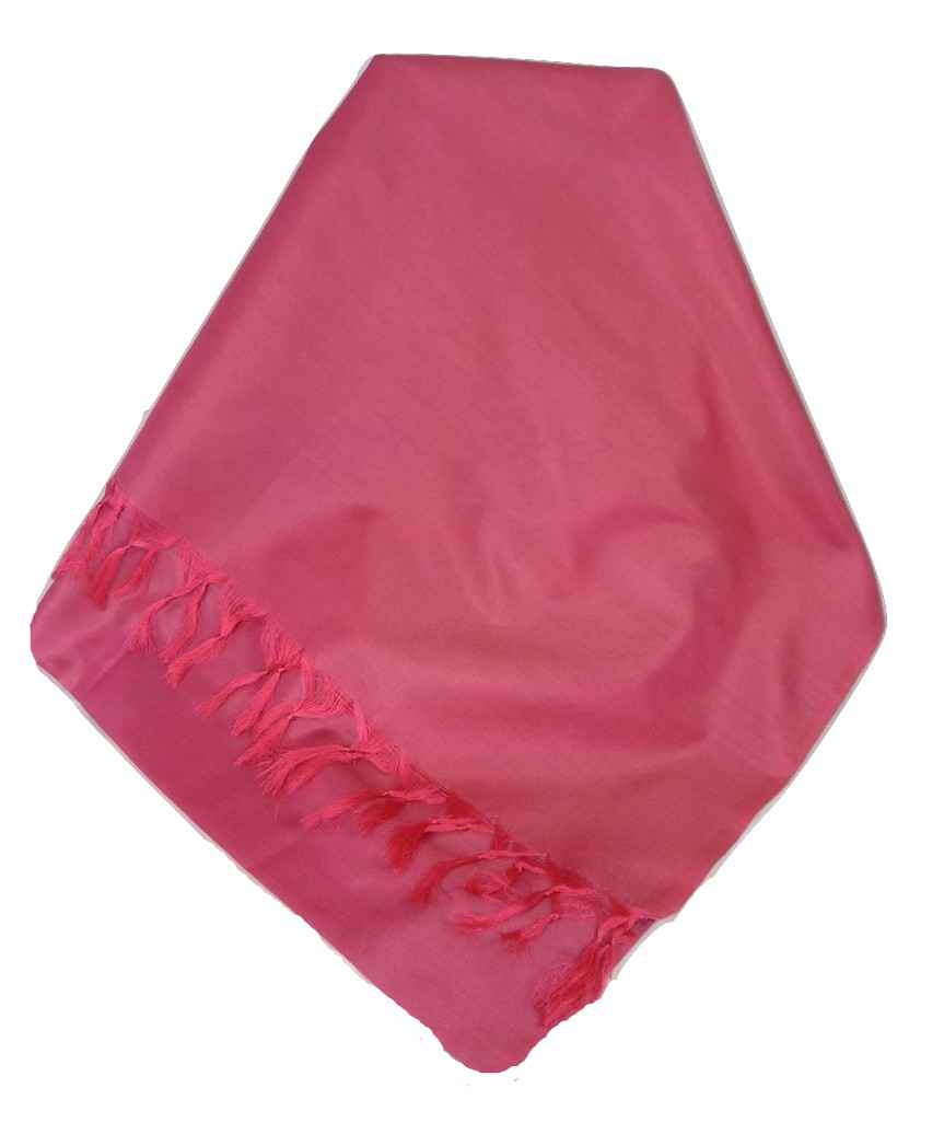 Varanasi Sciarpa di Seta Heritage Pawan 1 Carnation da Pashmina & Silk