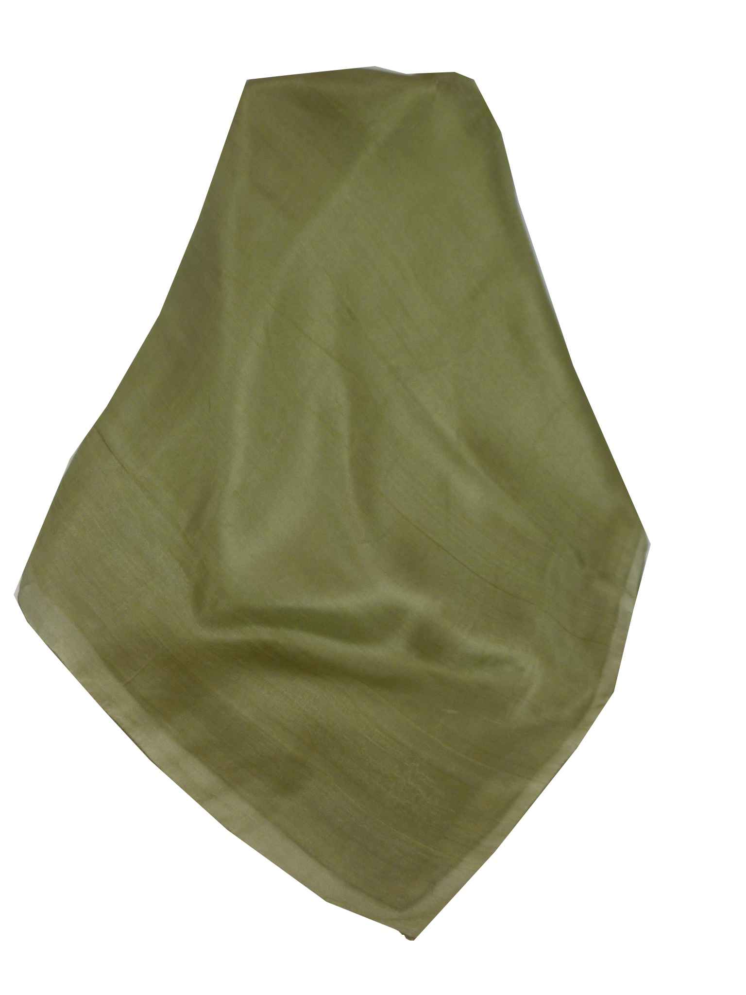 Mulberry Silk Hand Dyed Square Scarf Taupe from Pashmina & Silk