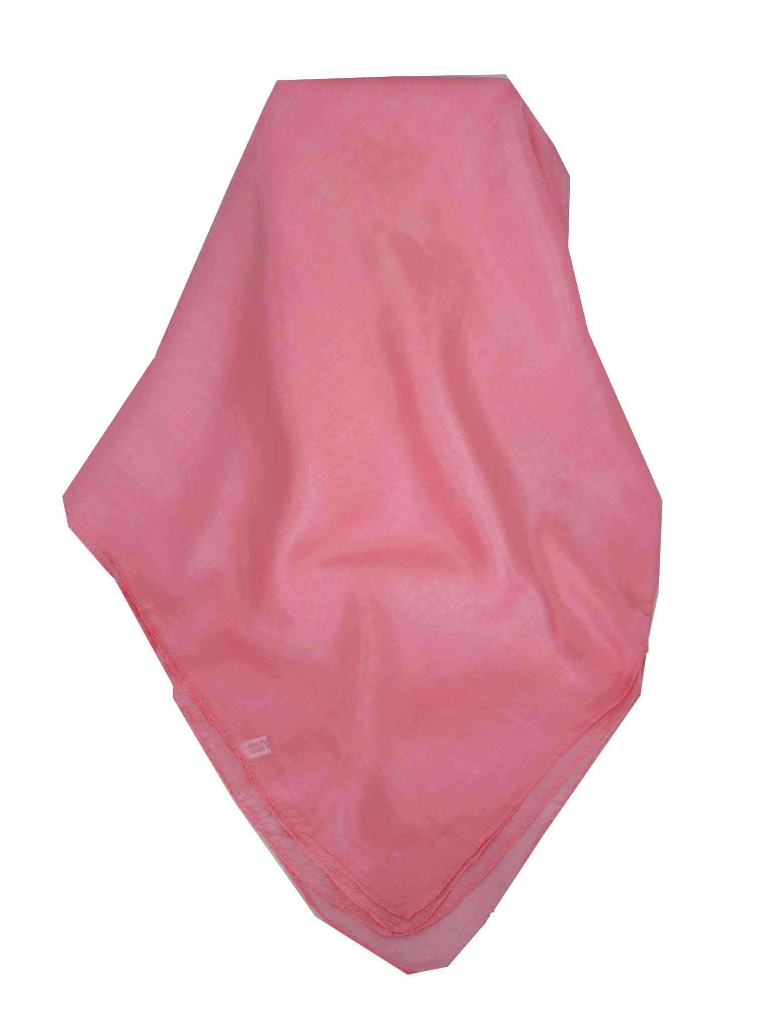 Mulberry Silk Hand Dyed Square Scarf Cherry Blossom from Pashmina & Silk