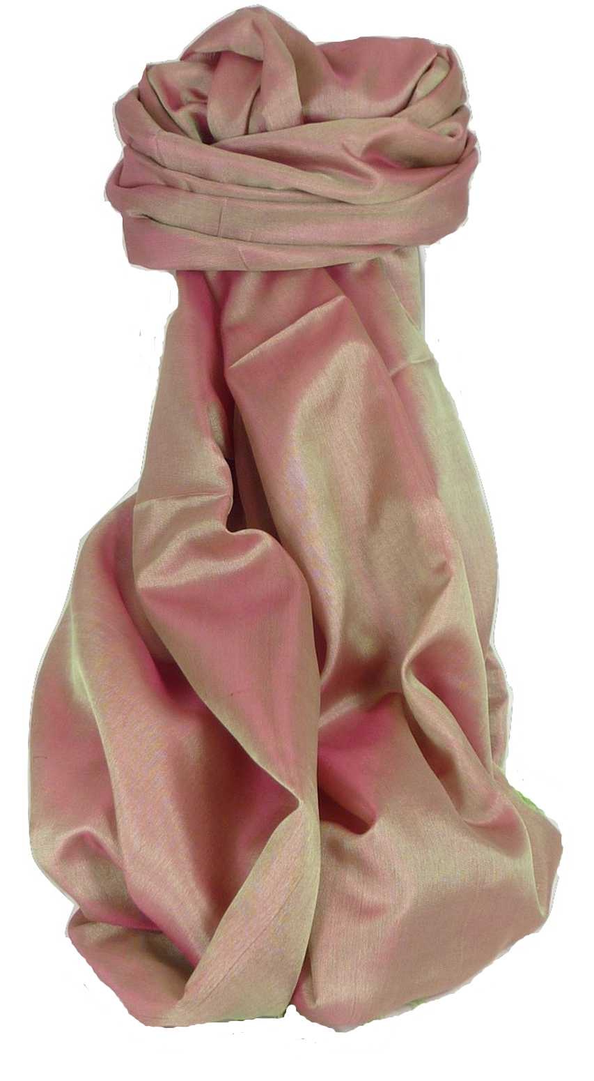 Varanasi Silk Long Scarf Heritage Range Sahni 1 Carnation by Pashmina & Silk
