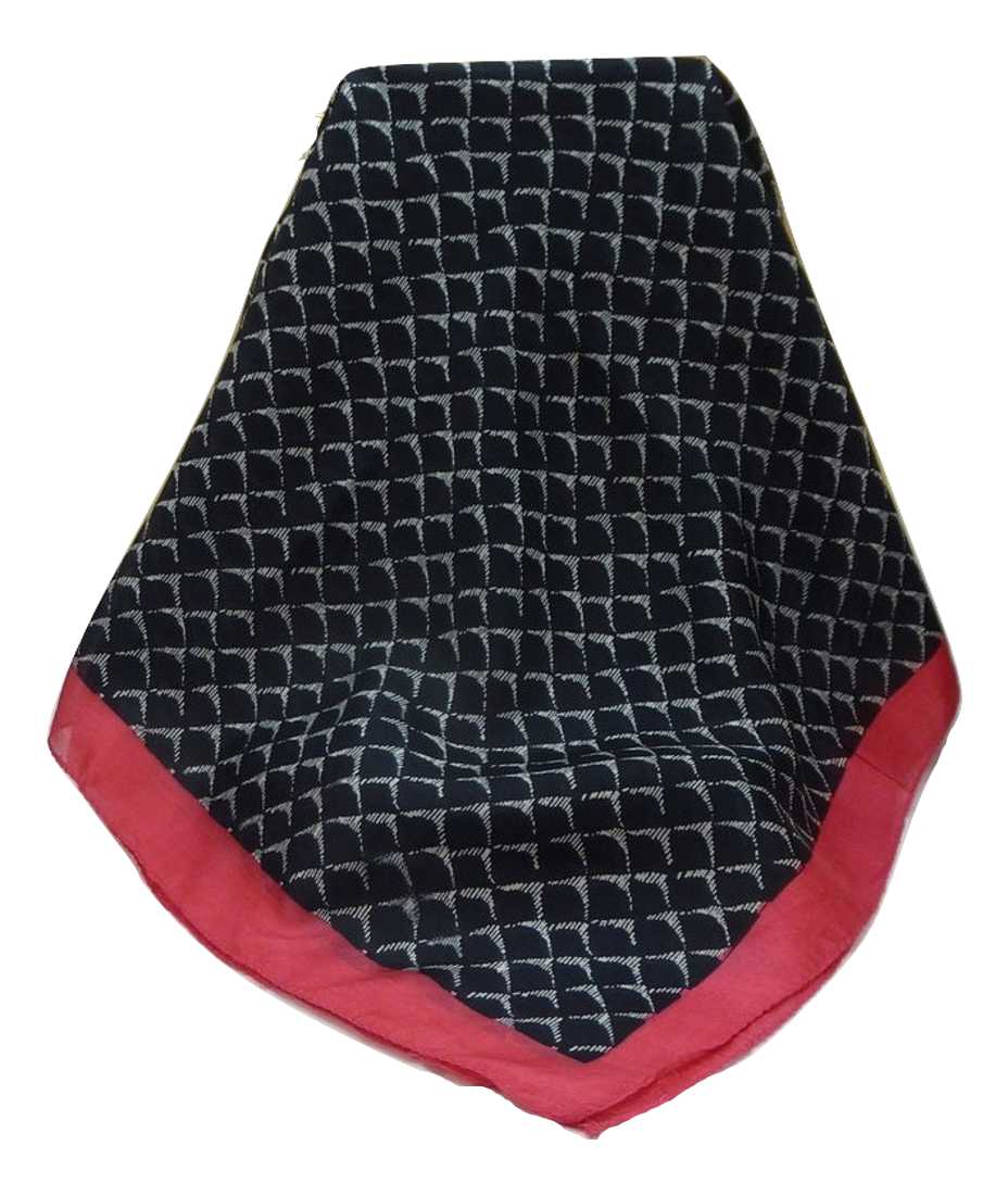 Mulberry Silk Contemporary Square Scarf Galna Pink by Pashmina & Silk