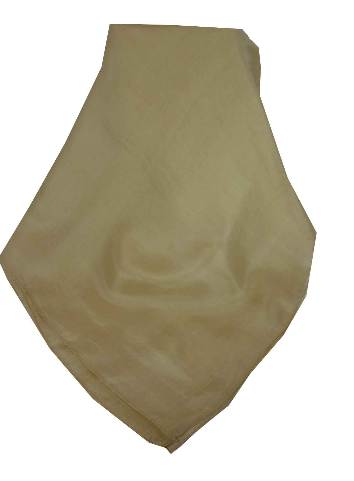 Mulberry Silk Hand Dyed Square Scarf Ecru from Pashmina & Silk