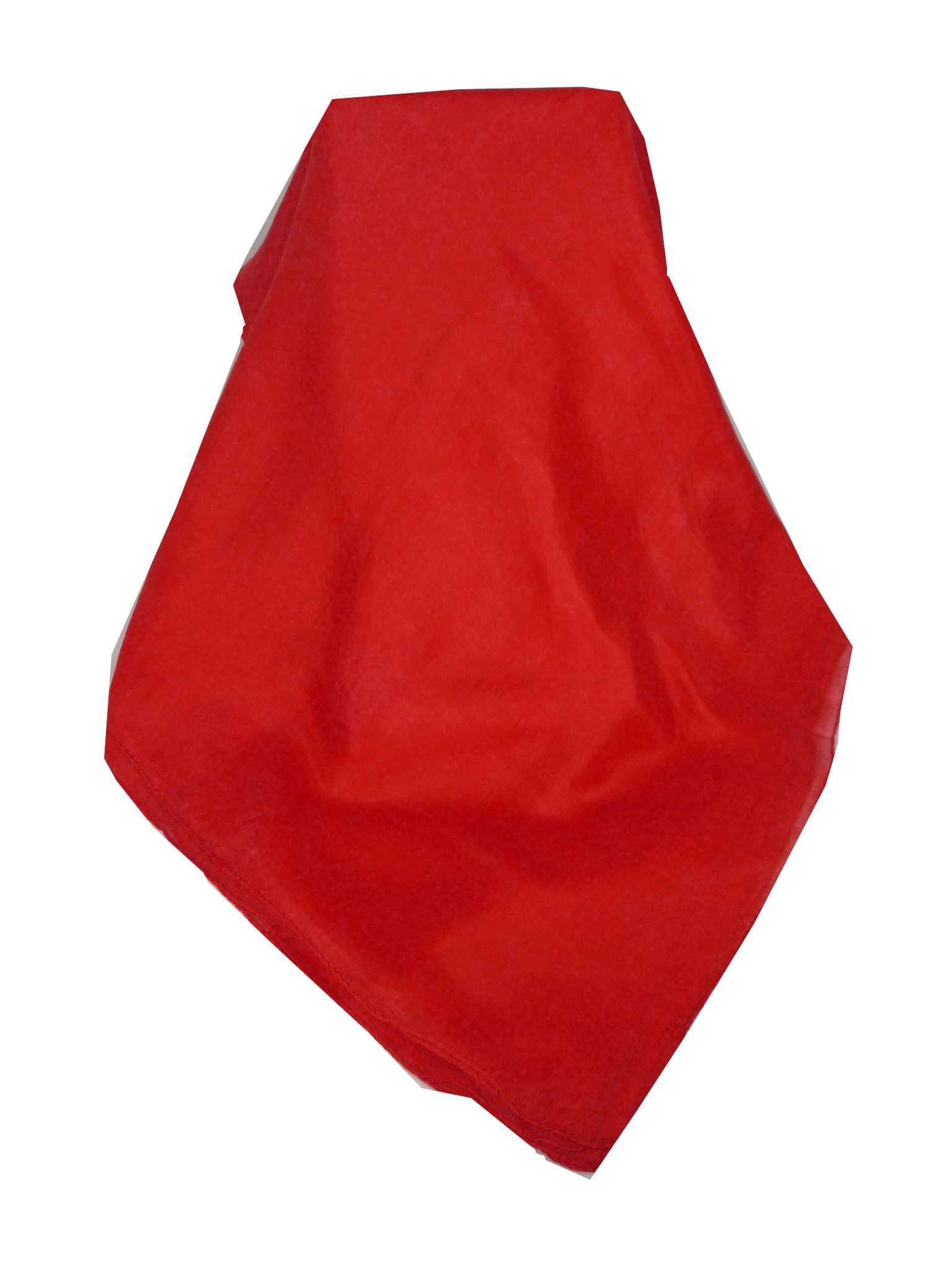 Mulberry Silk Hand Dyed Square Scarf Flame from Pashmina & Silk