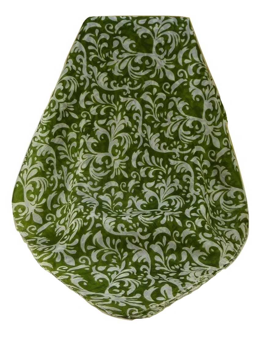 Sciarpa Quadrata Contemporary Seta di Gelso Akola Sage da Pashmina & Silk