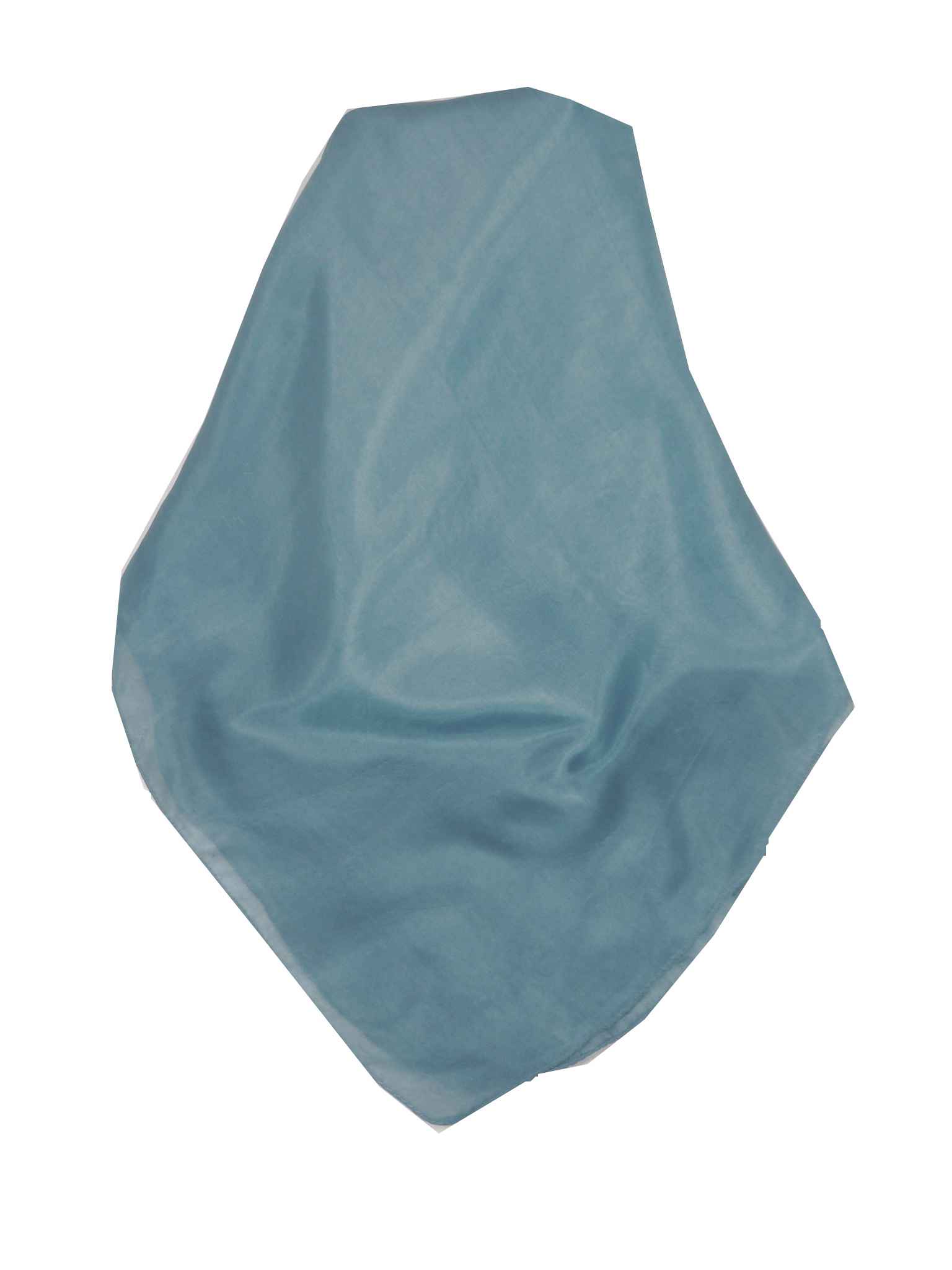 Mulberry Silk Hand Dyed Square Scarf Forget Me Not from Pashmina & Silk