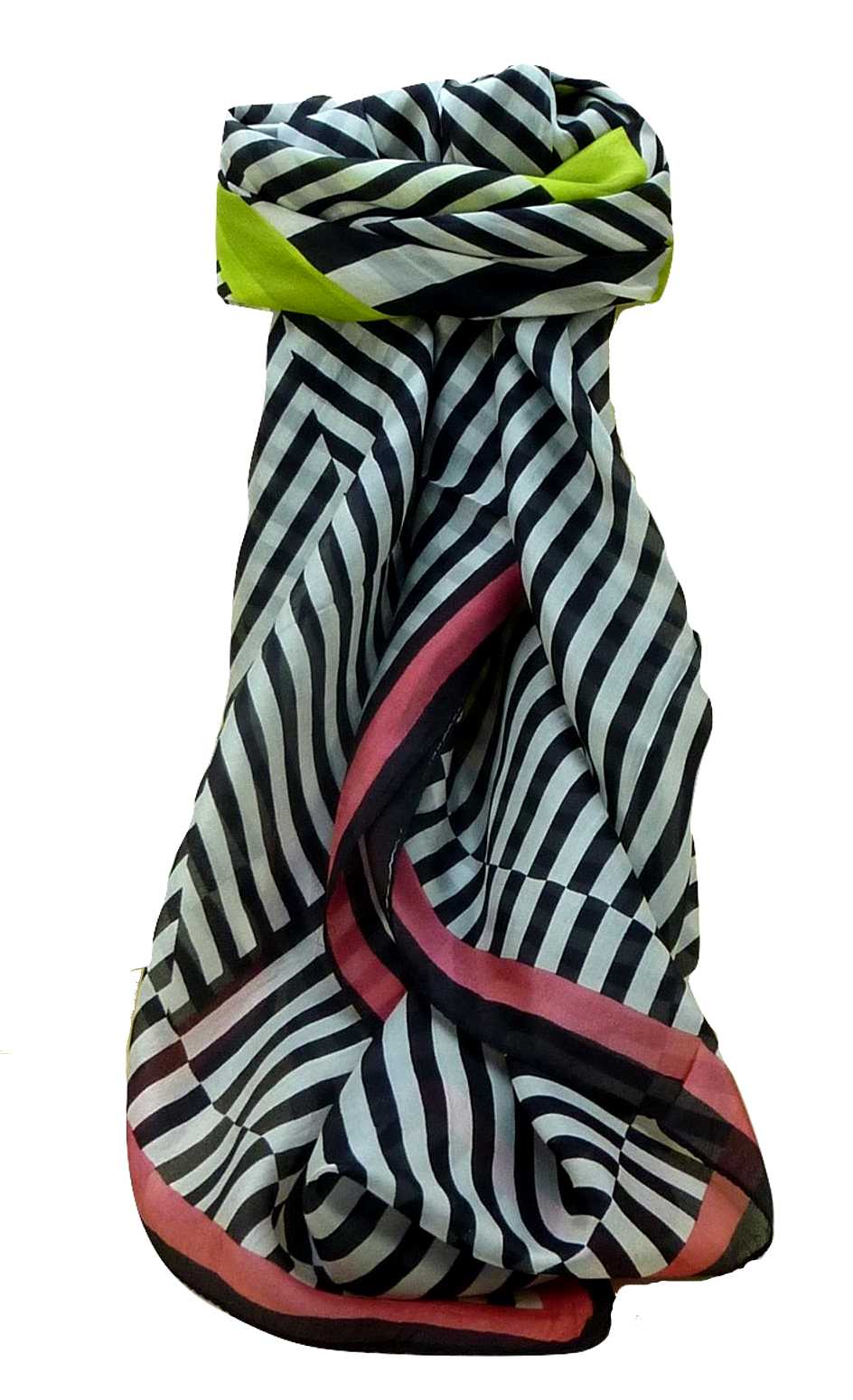 Sciarpa Quadrata Contemporary Seta di Gelso Betwar Multicolor da Pashmina & Silk